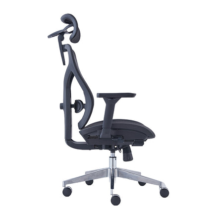 2024 New ergonomic mesh chair with 4D headrest 3D lumbar support