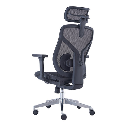 2024 New ergonomic mesh chair with 4D headrest 3D lumbar support